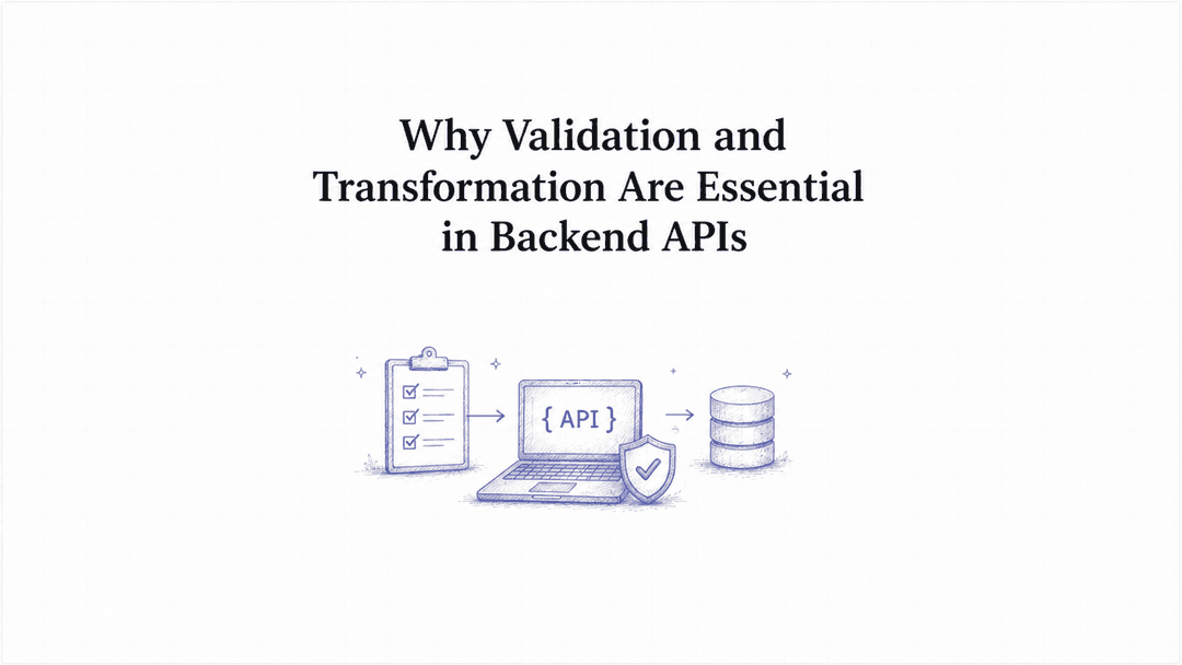 Why Validation and Transformation Are Essential in Backend APIs