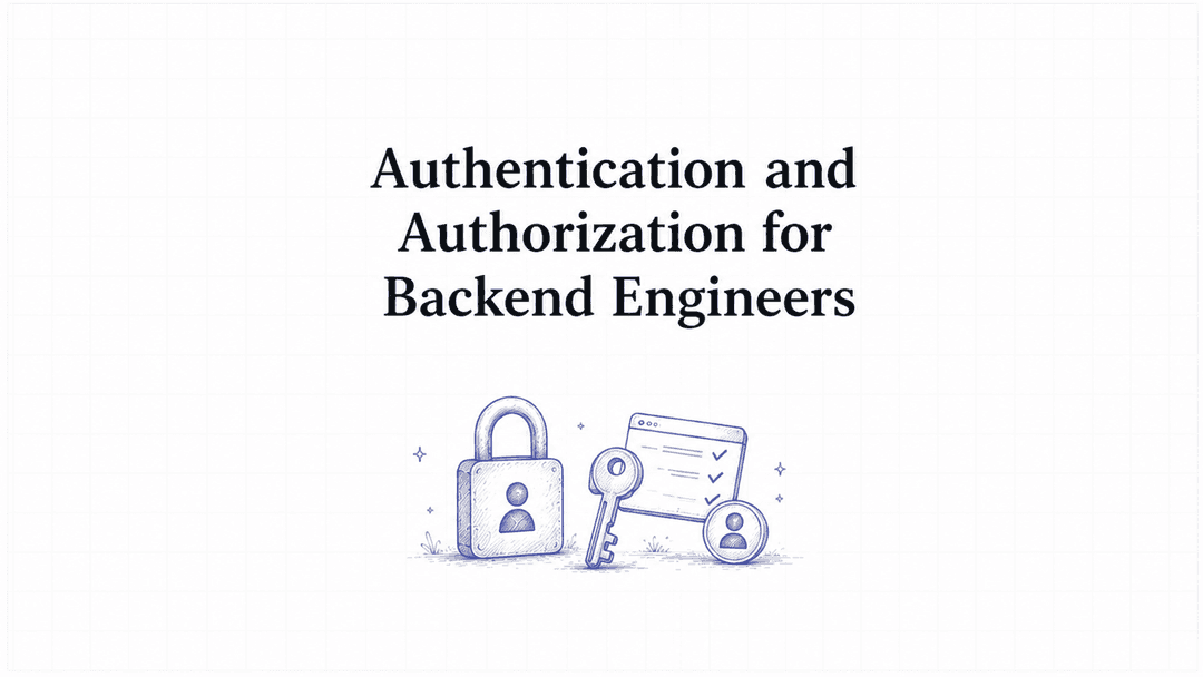 Authentication and Authorization for Backend Engineers
